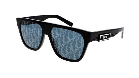 DiorB23 S3I Rechteckige Sonnenbrille mit Dior Oblique Motiv in 